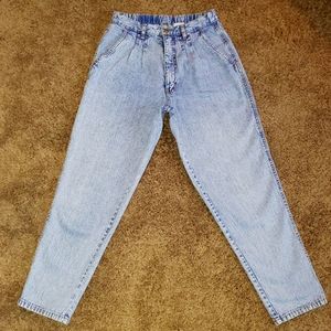 Vintage Bill Blass Pleated High Waisted Mom Jean's